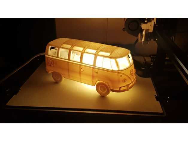 大众汽车灯罩 3D打印模型渲染图