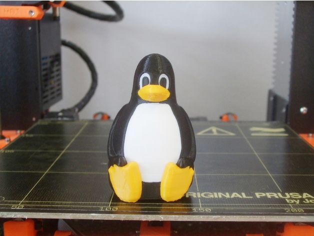 小企鹅3D模型 3D打印模型渲染图