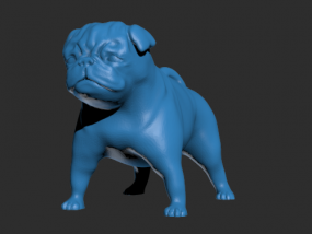 癞皮狗3D模型