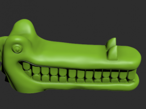 鳄鱼的嘴模型