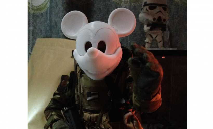 米老鼠面具 3D打印实物照片