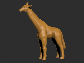 高大长颈鹿模型