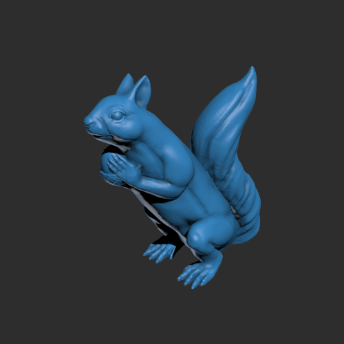 一只大松鼠模型 3D打印模型渲染图