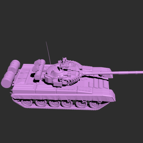 军事坦克模型 3D打印模型渲染图