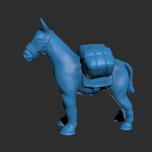 马匹摆件艺术品模型 3D打印模型渲染图