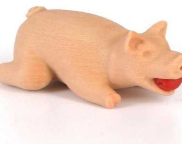 一只开心的猪模型 3D打印模型渲染图