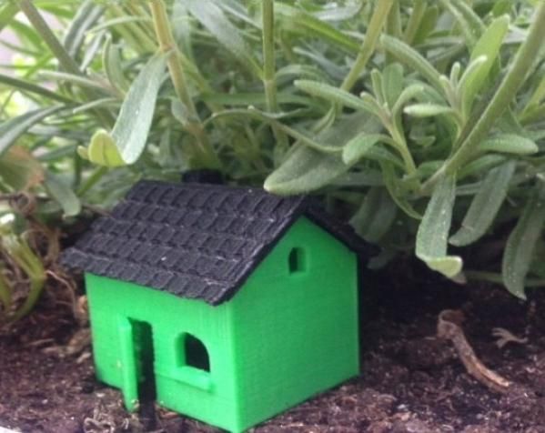 小房子3d模型 3D打印模型渲染图