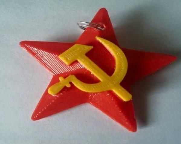 共产党党徽标志 3D打印模型渲染图