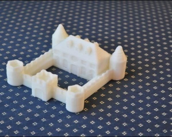 迷你城堡模型 3D打印模型渲染图