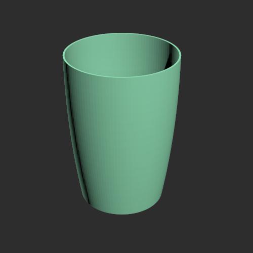 杯子模型一只 3D打印模型渲染图