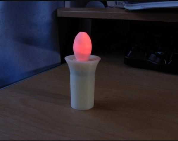 3d蜡烛模型 3D打印模型渲染图
