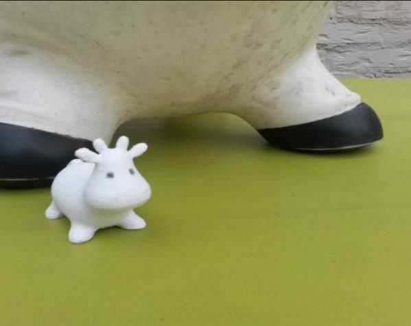 萌萌哒的小牛 3D打印模型渲染图