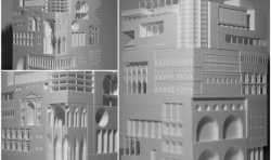 日本知名建筑师3D打印巨型模型，将35个世界着名的建筑物汇集在一起