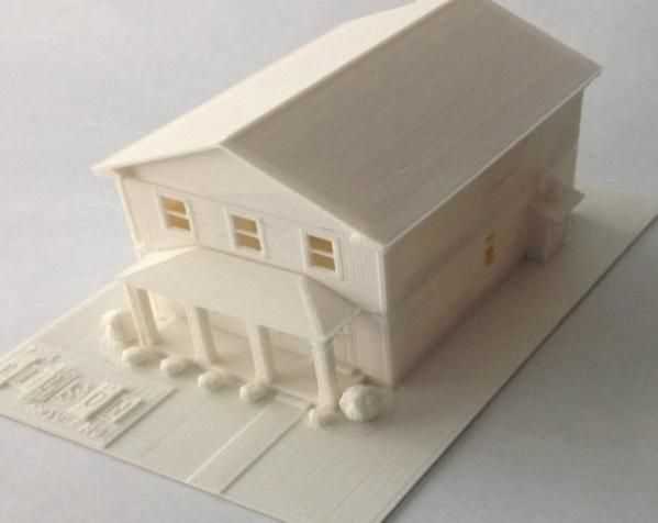 双层小别墅模型 3D打印模型渲染图