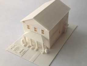 双层小别墅模型