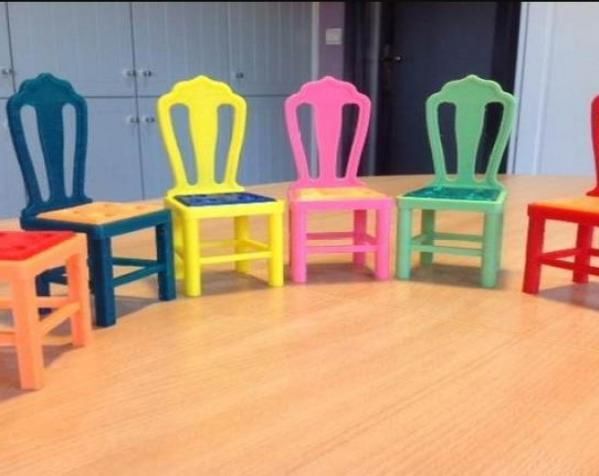 精致小座椅模型 3D打印模型渲染图
