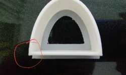 3D打印拱形棱角突出，是什么原因造成的？