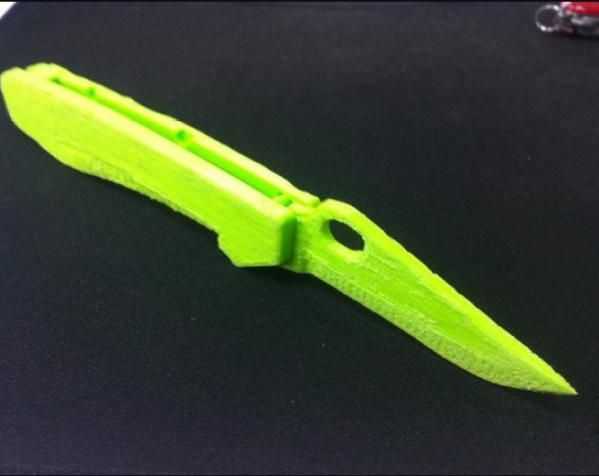 可折叠水果刀刀柄 3D打印模型渲染图
