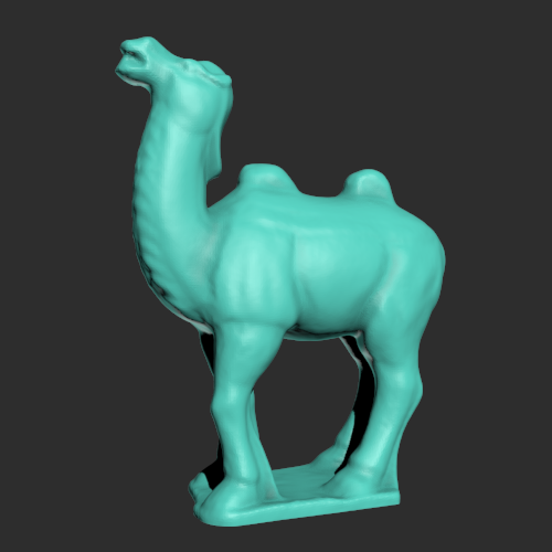 一只骆驼模型 3D打印模型渲染图