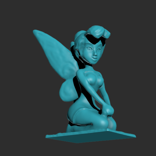 蜻蜓小姐模型1 3D打印模型渲染图