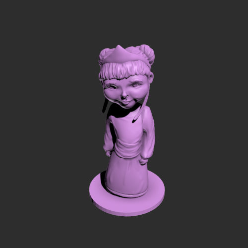 仙童仙女模型 3D打印模型渲染图