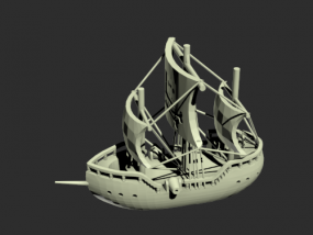 轮船航海模型