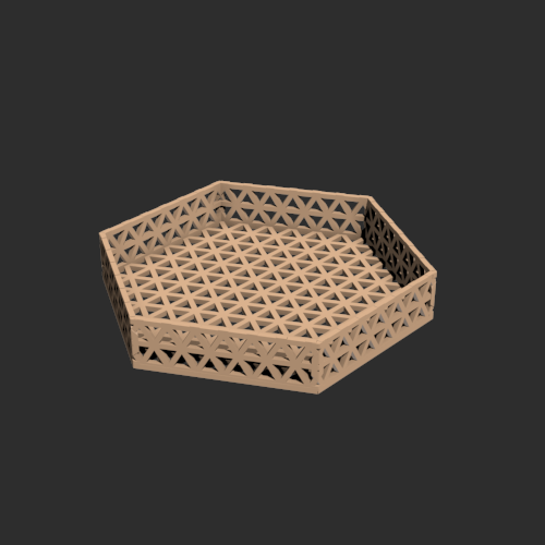 篮子框子模型 3D打印模型渲染图