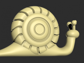 一只蜗牛模型