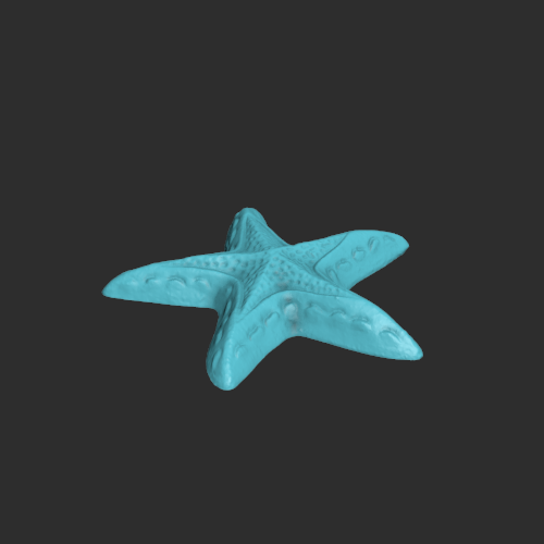 海里星星模型 3D打印模型渲染图