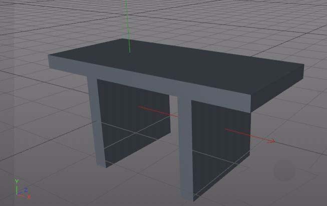 c4d建模教程：绘制立体小石凳模型