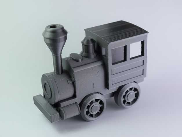 玩具小火车模型 3D打印模型渲染图