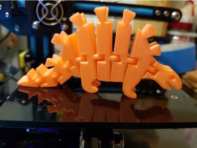 可活动恐龙模型 3D打印模型渲染图