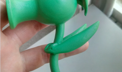 3D打印豌豆射手模型后期处理过程分享