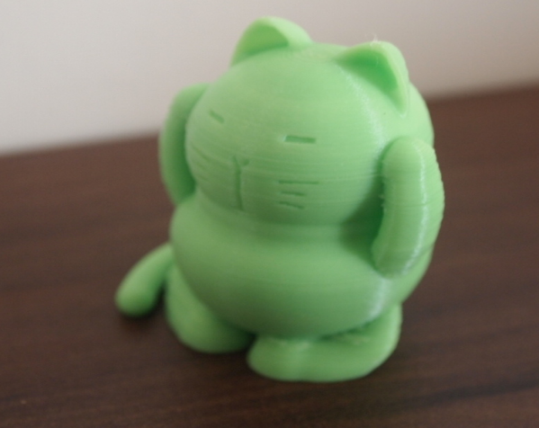 超级萌的小猫 3D打印模型渲染图