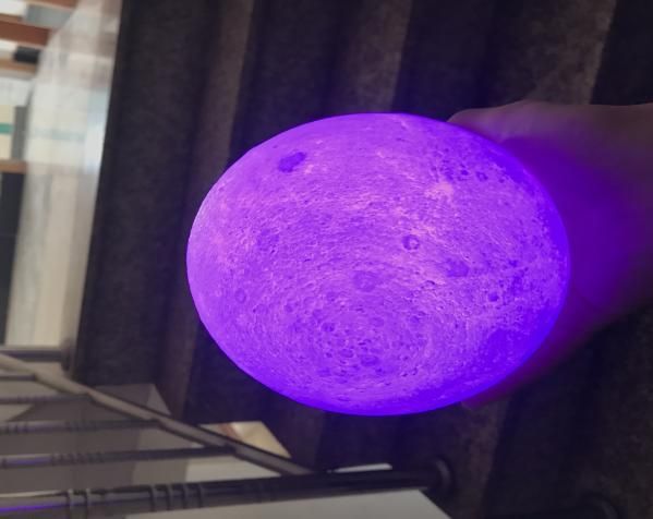月球灯20cm 3D打印模型渲染图