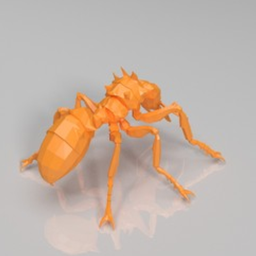 辐射新维加斯巨型蚂蚁 3D打印模型渲染图
