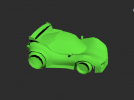 绿色汽车模型