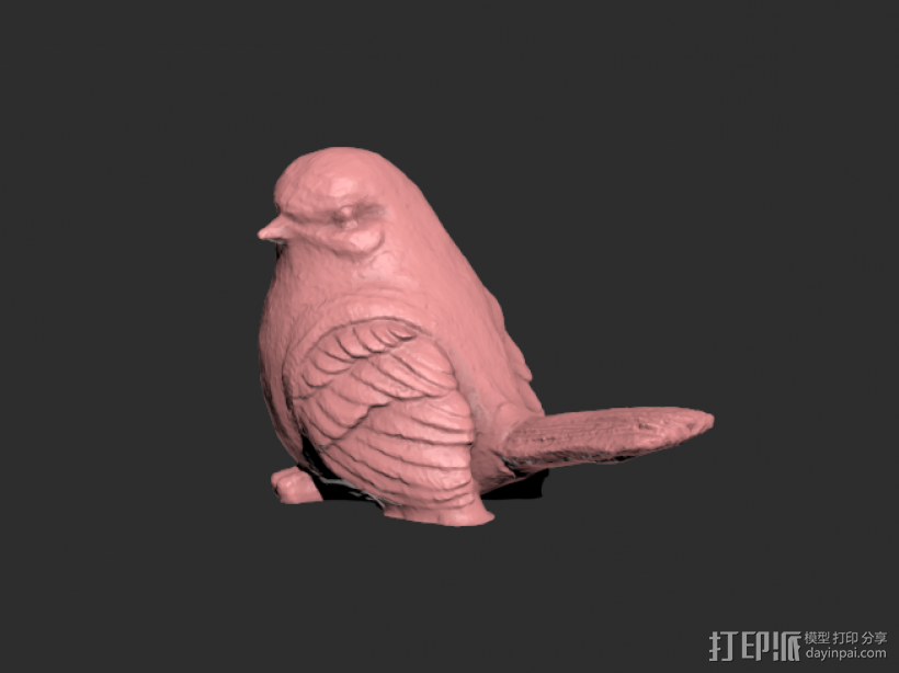 森林鸟类模型 3D打印模型渲染图