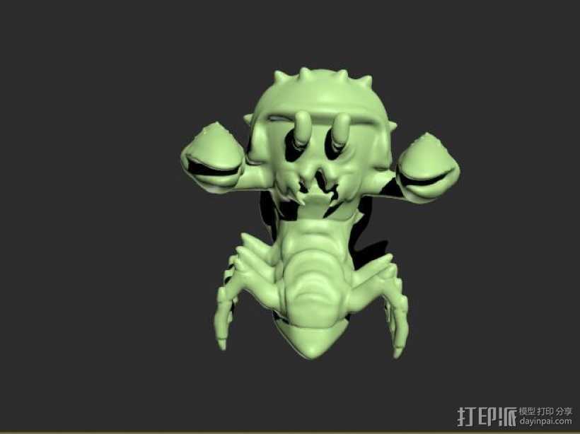 螃蟹怪物模型 3D打印模型渲染图