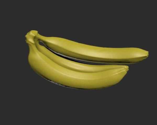 水果香蕉模型 3D打印模型渲染图