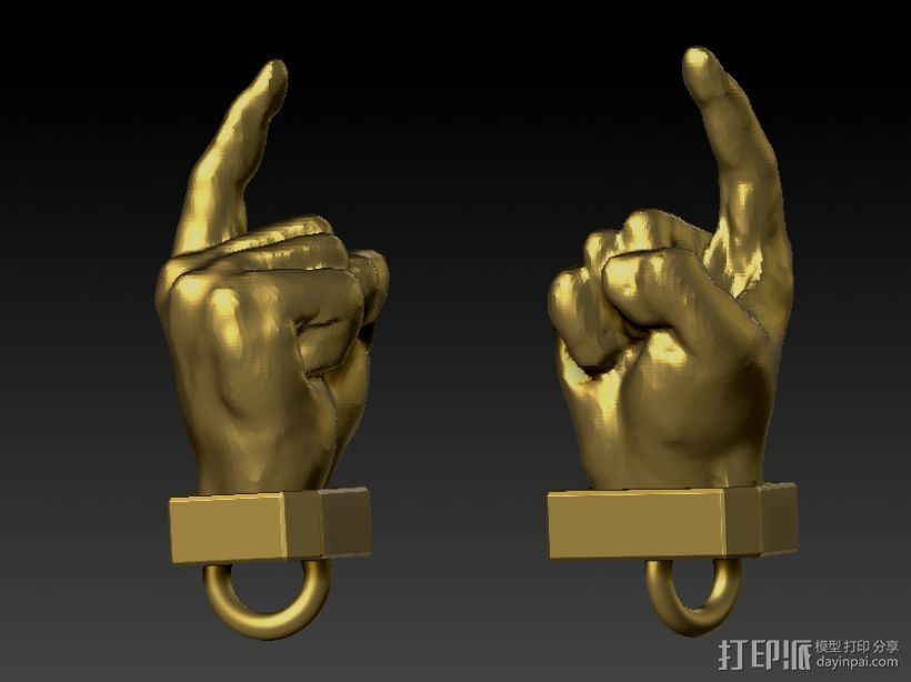 拳头拳头拳头拳头拳头 3D打印模型渲染图