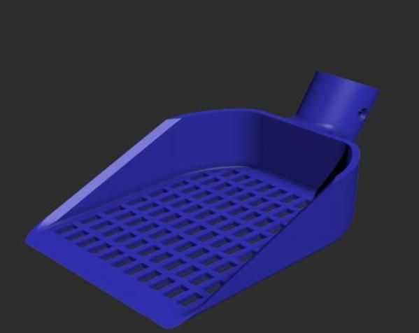 卫生簸箕器皿 3D打印模型渲染图