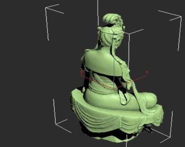 观音菩萨模型 3D打印模型渲染图