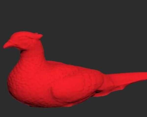 草原山鸡模型 3D打印模型渲染图