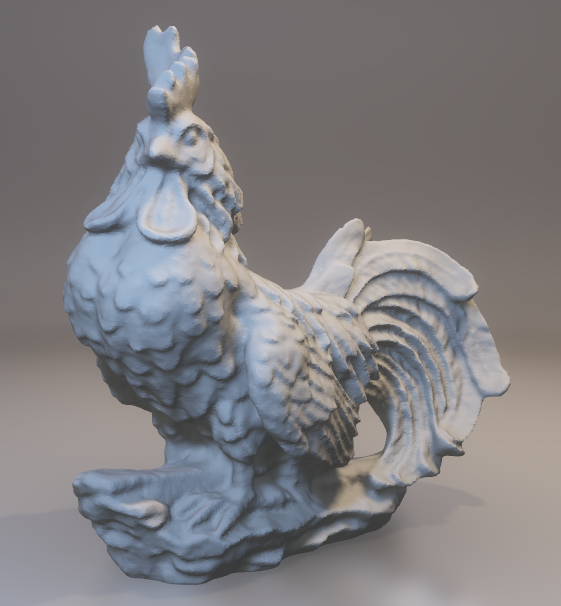 雄赳赳的公鸡 3D打印模型渲染图