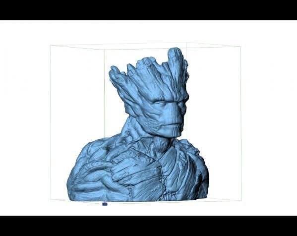 树人格鲁特 成年形态 3D打印模型渲染图
