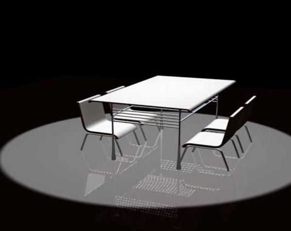 －－餐桌－－ 3D打印模型渲染图