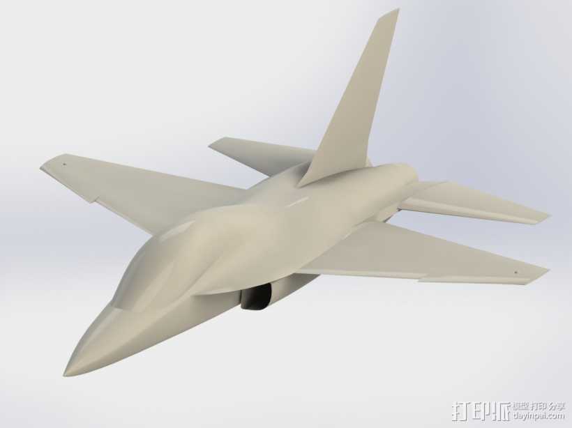 L-15教练机模型1:72 3D打印模型渲染图