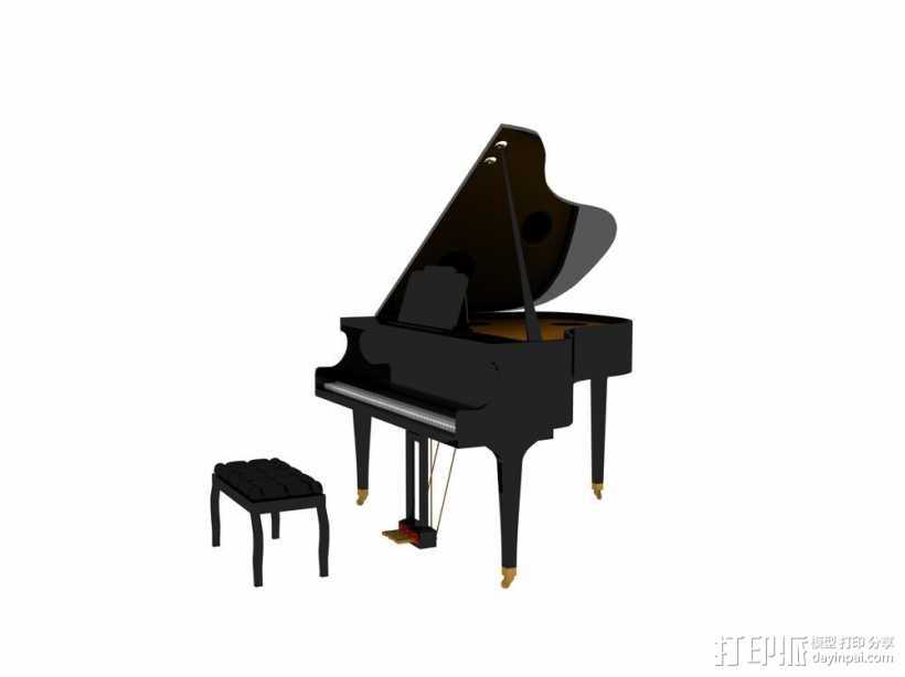 －－钢琴－－ 3D打印模型渲染图