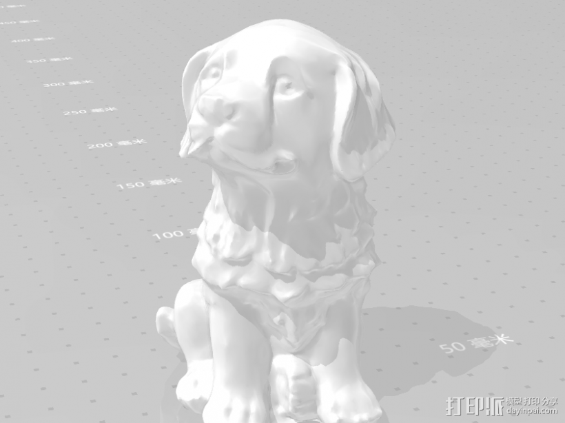 小狗小狗小狗 3D打印模型渲染图